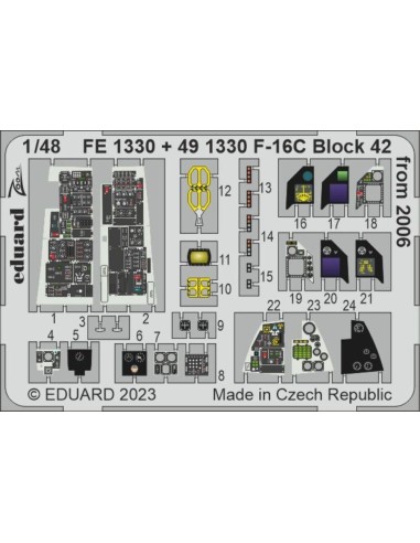 F-16C Block 42 from 2006 1/48 for KINETIC 