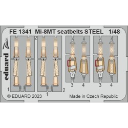 Mi-8MT seatbelts STEEL 1/48 ZVEZDA 