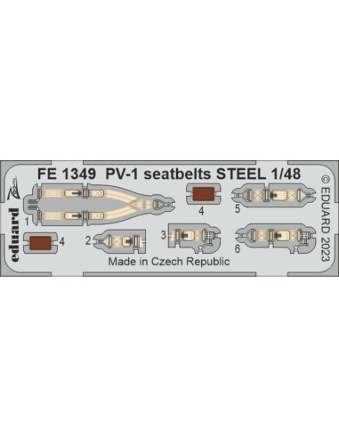 PV-1 seatbelts STEEL 48 ACADEMY 