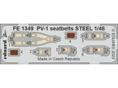 PV-1 seatbelts STEEL 48 ACADEMY 