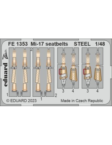 Mi-17 seatbelts STEEL 48 AMK 