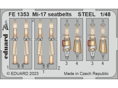 Mi-17 seatbelts STEEL 48 AMK 