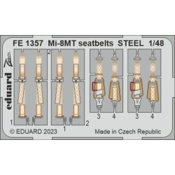 Mi-8MT seatbelts STEEL 1/48 TRUMPETER 