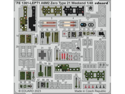 A6M2 Zero Type 21 Weekend 1/48 EDUARD 