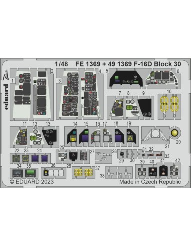 F-16D Block 30 1/48 KINETIC 