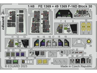 F-16D Block 30 1/48 KINETIC 
