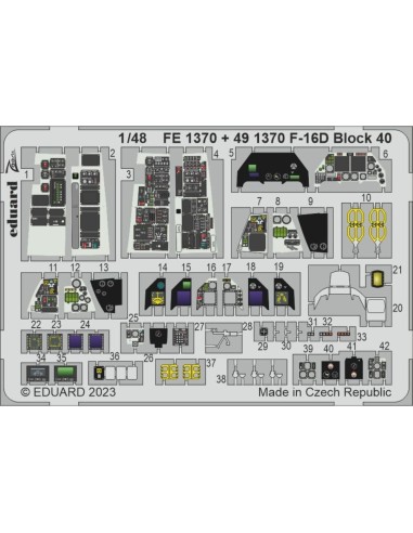 F-16D Block 40 1/48 KINETIC 