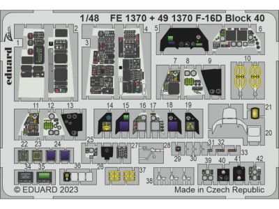 F-16D Block 40 1/48 KINETIC 