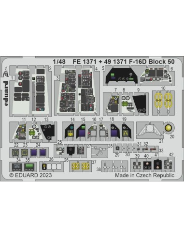 F-16D Block 50 1/48 KINETIC 