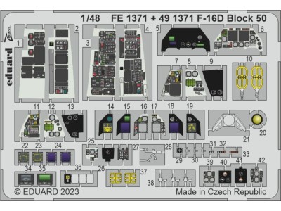 F-16D Block 50 1/48 KINETIC 