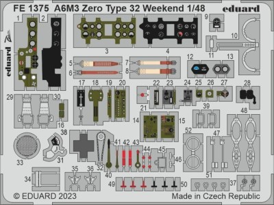 A6M3 Zero Type 32 Weekend 1/48 EDUARD 