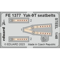 Yak-9T seatbelts STEEL 1/48 ZVEZDA 