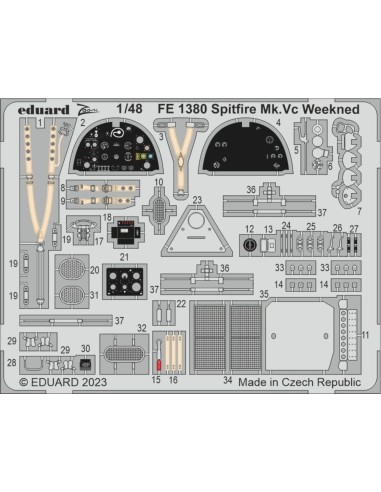 Spitfire Mk.Vc Weekend 1/48 EDUARD 