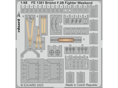 Bristol F.2B Fighter Weekend 1/48 EDUARD 