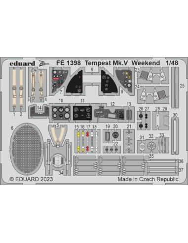 Tempest Mk.V Weekend 1/48 EDUARD 