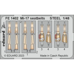 Mi-17 seatbelts STEEL 1/48 