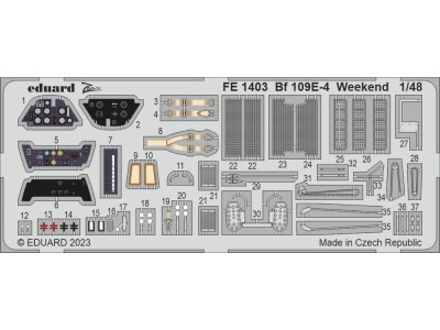 Bf 109E-4 Weekend 1/48 