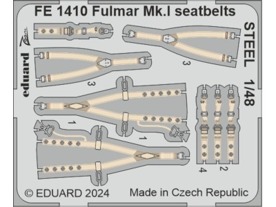 Fulmar Mk.I seatbelts STEEL 1/48 