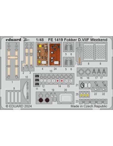 Fokker D.VIIF Weekend 1/48 EDUARD 