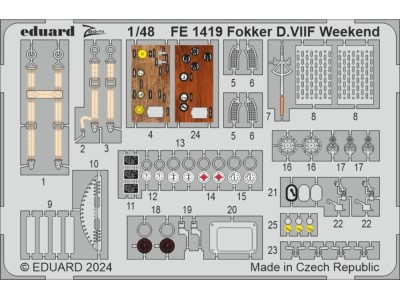Fokker D.VIIF Weekend 1/48 EDUARD 