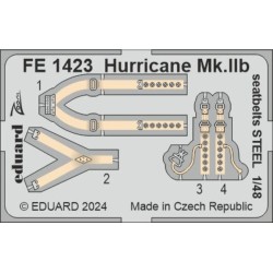Hurricane Mk.IIb seatbelts STEEL 1/48 ARMA HOBBY 