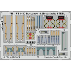 Buccaneer S.2B seatbelts STEEL  AIRFIX 