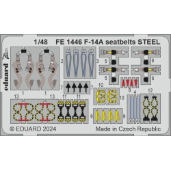 F-14A seatbelts STEEL  GREAT WALL HOBBY 