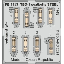 TBD-1 seatbelts STEEL  HOBBY BOSS 