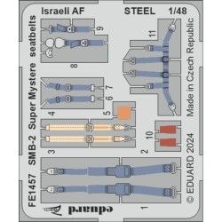 SMB-2 Super Mystere seatbelts Israeli AF STEEL 
