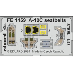 A-10C seatbelts STEEL 1/48 