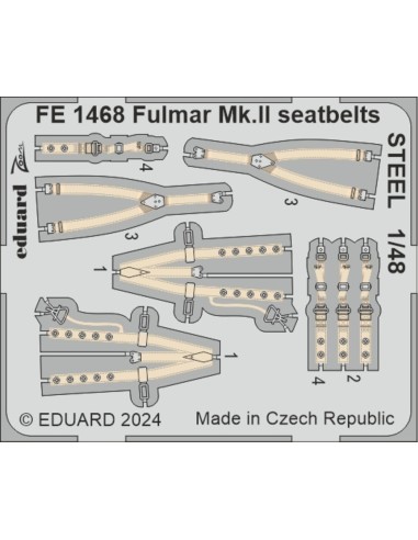 Fulmar Mk.II seatbelts STEEL 