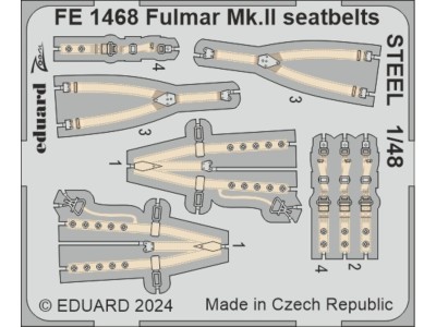 Fulmar Mk.II seatbelts STEEL 