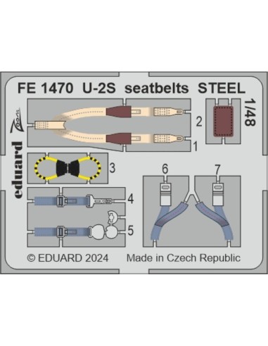 U-2S seatbelts STEEL 