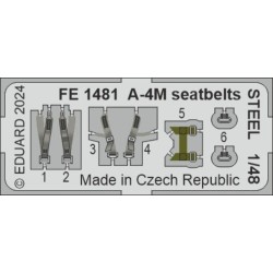 A-4M seatbelts STEEL  MAGIC FACTORY 