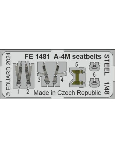 A-4M seatbelts STEEL  MAGIC FACTORY 