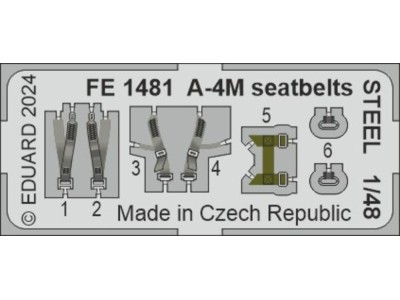 A-4M seatbelts STEEL  MAGIC FACTORY 