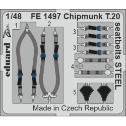 Chipmunk T.20 seatbelts STEEL   AIRFIX 