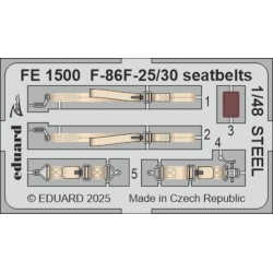 F-86F-25/30 seatbelts STEEL  AIRFIX 