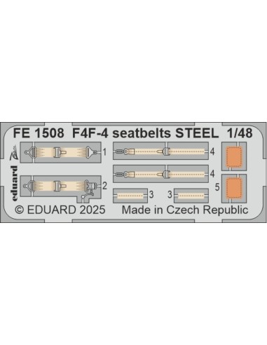 F4F-4 seatbelts STEEL  ACADEMY 