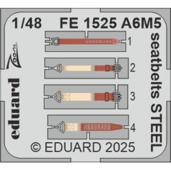 A6M5 seatbelts STEEL  EDUARD 