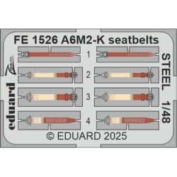 A6M2-K seatbelts STEEL  EDUARD 