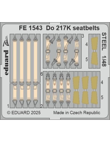 Do 217K seatbelts STEEL  ICM 