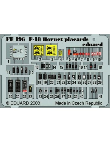 F-18 Hornet placards 