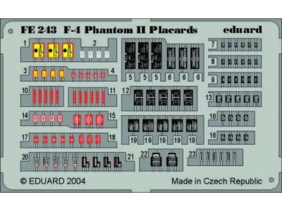 F-4 Phantom II Placards 