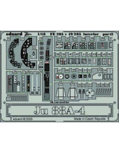 Ju 88A-4 interior 