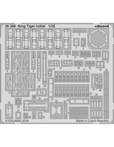 King Tiger initial for Takom 