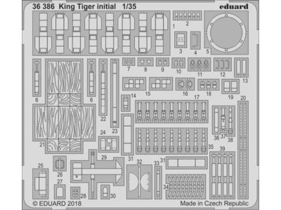 King Tiger initial for Takom 