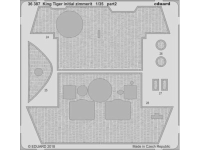 King Tiger initial for Takom 