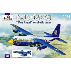 C-130 & F4J 'Blue Angel' Aerobatic team  2