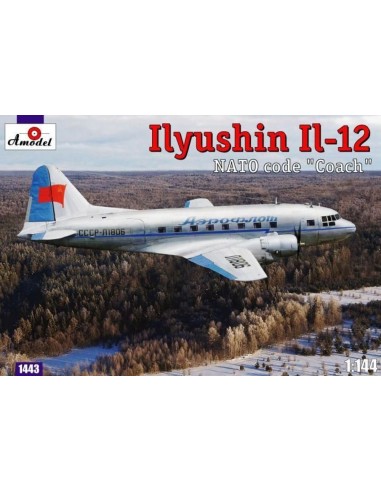 Ilyushin IL-12 'Coach' Soviet cargo air. 